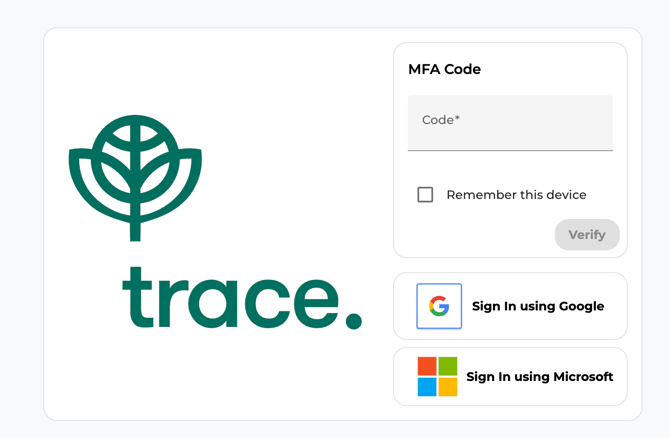 Using MFA Code